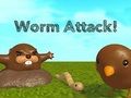 Gêm Ymosodiad Worm!  ar-lein