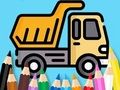 Gêm Llyfr Lliwio: Dump-Truck  ar-lein
