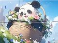 Gêm Pos Jig-so: Blanced Panda  ar-lein