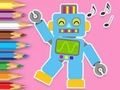 Gêm Llyfr Lliwio: Robot Dancing  ar-lein
