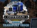Gêm Tryc Cludo Cargo Oddi ar y Ffordd  ar-lein