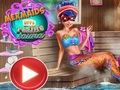 Gêm Sawna Realife BFFs Mermaids  ar-lein