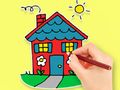 Gêm Llyfr Lliwio: Dream House  ar-lein
