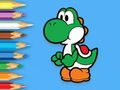 Gêm Llyfr Lliwio: Amser Pysgota Yoshi  ar-lein