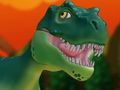 Gêm Dino Run: Lafa  ar-lein