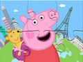 Gêm Pos Jig-so: Peppa yn Teithio o Gwmpas  ar-lein