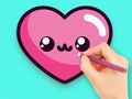 Gêm Llyfr Lliwio: Heartly Heart  ar-lein