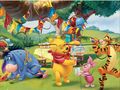 Gêm Pos Jig-so: Parti Winnie The Pooh  ar-lein