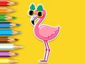 Gêm Llyfr Lliwio: Flamingo  ar-lein