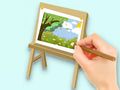 Gêm Llyfr Lliwio: Bwrdd Lluniadu Paysage  ar-lein