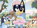 Gêm Pos Jig-so: Amser Chwarae Bluey  ar-lein