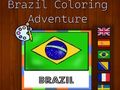 Gêm Antur Lliwio Brasil  ar-lein