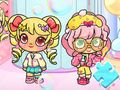 Gêm Pos Jig-so: Merch Candy Byd Avatar  ar-lein