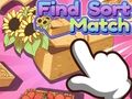 Gêm Dod o hyd i Sort Match  ar-lein