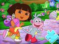 Gêm Pos Jig-so: Dora The Explorer  ar-lein