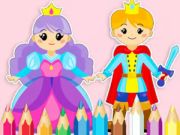 Gêm Llyfr Lliwio: Sweet Royal Date  ar-lein