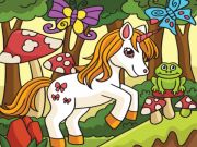 Gêm Unicorn Dewch o Hyd i'r Gwahaniaethau  ar-lein