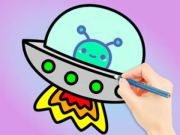 Gêm Llyfr Lliwio: Galaxy Wander  ar-lein