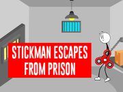 Gêm Stickman yn dianc o'r carchar  ar-lein