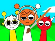 Gêm Llyfr Lliwio: Sprunki Friends  ar-lein