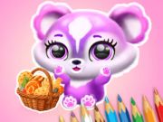 Gêm Llyfr Lliwio: Picnic blewog  ar-lein