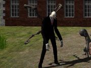 Gêm Slenderman Ar Goll yn yr Ysgol  ar-lein