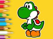 Gêm Llyfr Lliwio: Diwrnod Pysgota Yoshi  ar-lein