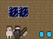 Gêm Babi Noob vs Heroman 2 Chwaraewr  ar-lein