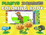 Gêm Lliwio Planhigion vs Zombies  ar-lein