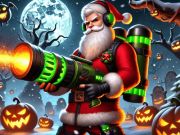 Gêm Santa vs Monsters ar-lein