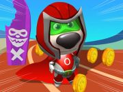 Gêm Super Dog Hero Dash ar-lein