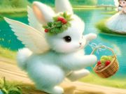 Gêm Pos Jig -so: Angel Bunny  ar-lein