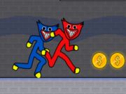 Gêm Deuawd Parti Huggy Stickman  ar-lein