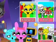 Gêm Parti Incredibox Curiad Sprunki wedi'i rewi  ar-lein