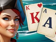 Gêm Ynys Trysor Solitaire Klondike  ar-lein