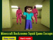 Gêm Ystafelloedd Cefn Minecraft Gêm Squid Dianc  ar-lein