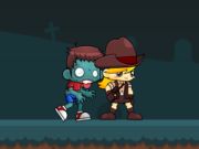 Gêm Ymosodiad zombie! Achubes  ar-lein