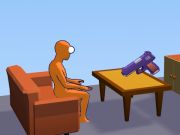 Gêm Saethwr Gun Ragdoll: Maes Chwarae Troellwr Cannon  ar-lein