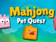 Gêm Quest Anifeiliaid Anwes Mahjong  ar-lein