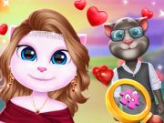 Gêm Pâr Kitty Valentine hyfryd  ar-lein