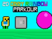 Gêm Parkour Enfys Obby 2d  ar-lein