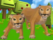 Gêm Efelychydd cougar: cathod mawr  ar-lein