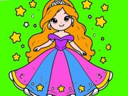 Gêm Llyfr lliwio tywysoges yn ôl i'r ysgol  ar-lein