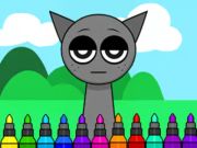Gêm Llyfr Lliwio: Spunki Incredibox Grey  ar-lein