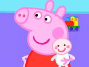 Gêm Pos Jig -so: Babi newydd Peppa Pig  ar-lein