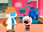 Gêm Gofal deintydd panda babi  ar-lein