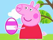 Gêm Pos jig -so: wyau peppa mochyn pasg  ar-lein