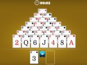 Gêm Pyramid solitaire  ar-lein