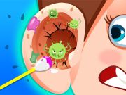 Gêm Clinig Earwax ar-lein