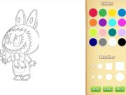 Gêm Llyfr Lliwio Chibi Labubu i Blant ar-lein